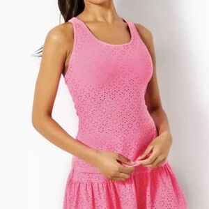 Lilly Pulitzer Pink Eyelet Tank Top